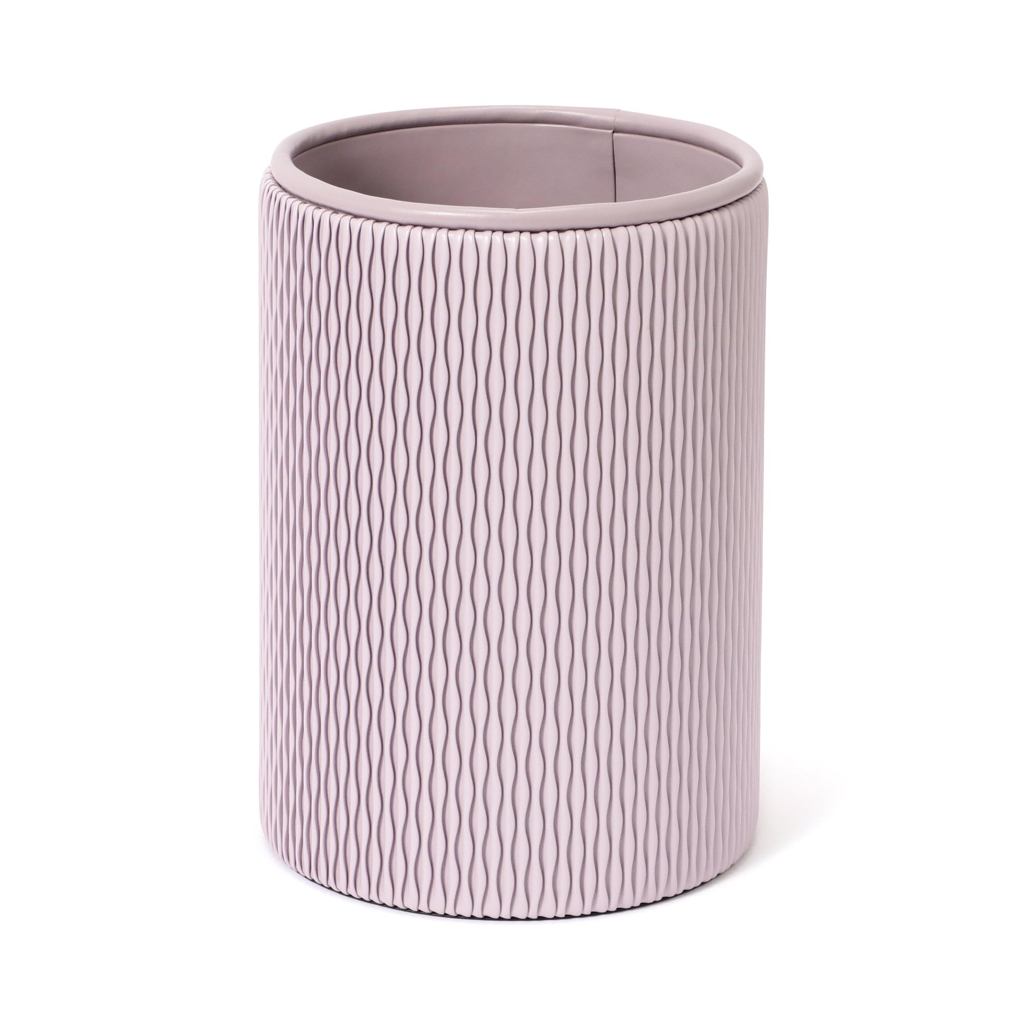 

Francfranc Wave Dustbin, Medium, Purple, Stylish, Perfect for New Homes and Moving