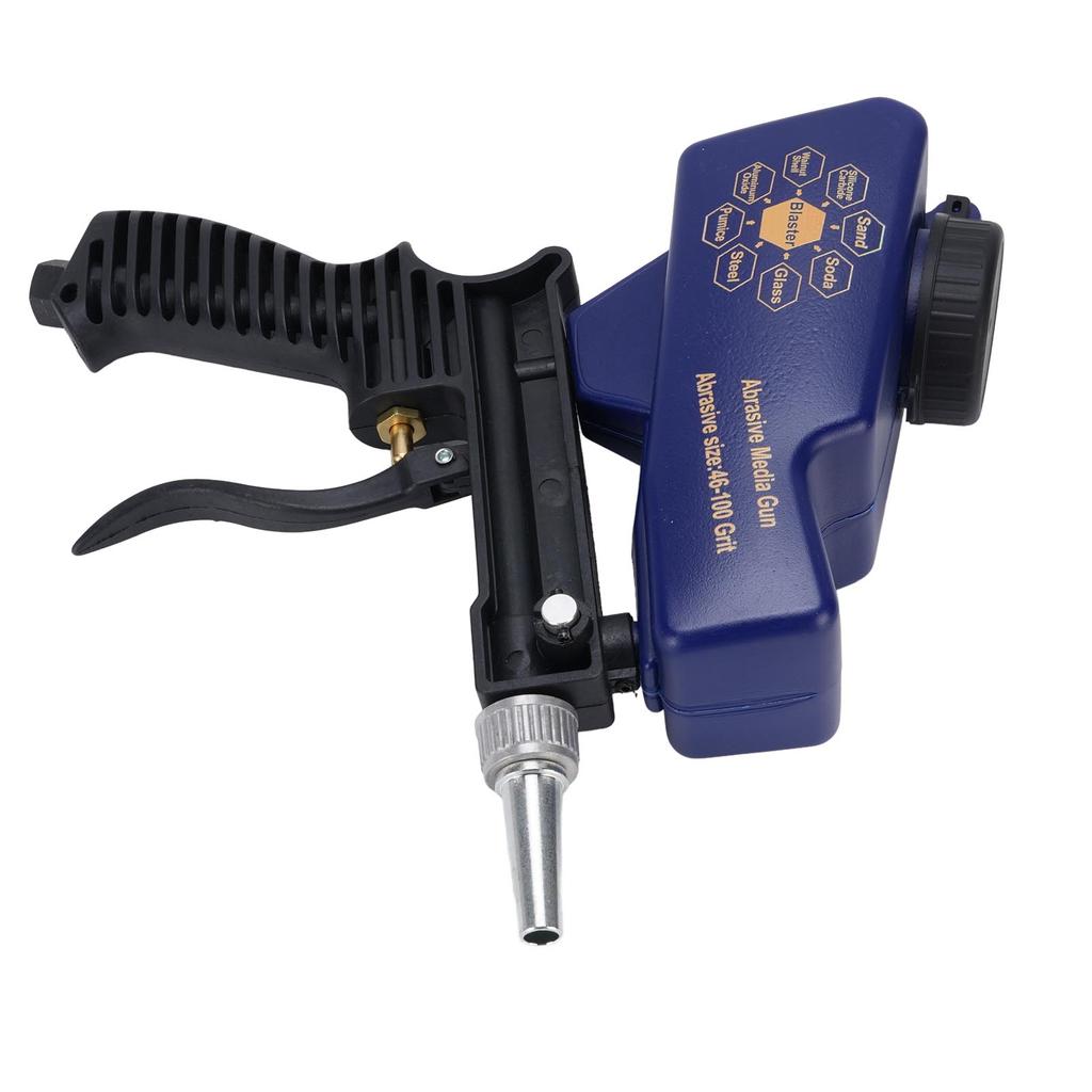 Portable Handheld Sand Blaster Small Air Sandblaster for Glass Wood Metal Cleaning Polishing