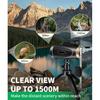 Monocular Telescope 80x100 High Power with Smartphone Adapter Tripod Larger Vision Monoculars for Adults with BAK4 Prism & FMC Lens Suitable for Bird