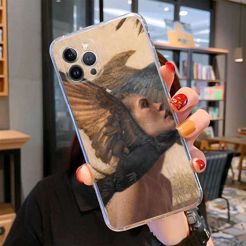 Renaissance Art Painting Pattern Phone Case For iPhone 14 13 12 Mini 11 Pro XS Max X XR SE 6 7 8 Plus Soft Silicone Cover