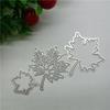 Three Maple Leaves Metal Stencil Embossing Cutting Dies for Diy Scrapbooking Paper Card Embossing Craft Decor