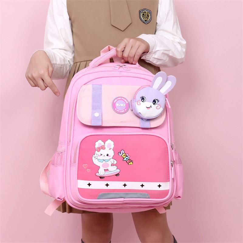 Stylish Cartoon Animal School Backpack For Kids With Extra Lightweight Comfort