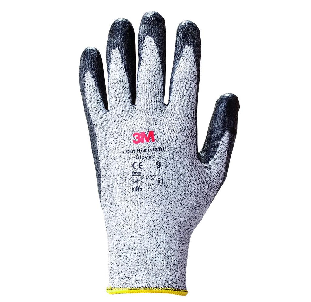 3M Gloves Level Size Cut-Resistant 3, L, GLOVE-CUT3-L