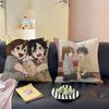 Cute Anime Horimiya Case Plush Fabric Soft Pillowcase Double Sided Print Cushion Cover Household Gifts