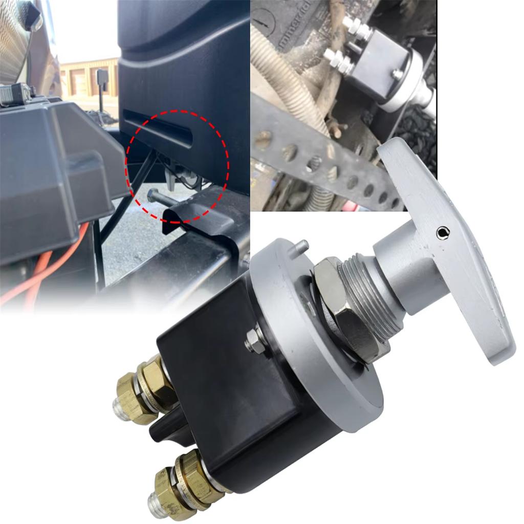 Multipurpose Power Disconnect Shutoff Switch 12-24V Suitable for Car Trucks Yachts Featuring Long Lasting Metal Designs
