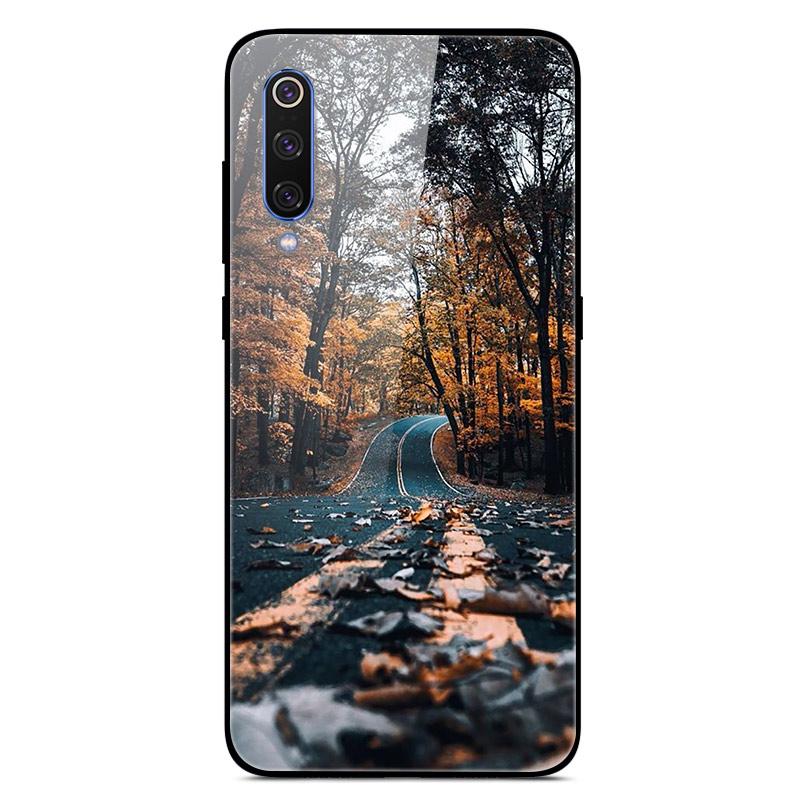 For Xiaomi Mi 9 Mi9 SE Tempered Glass Case Hard Cover Phone Case For Xiaomi Mi 9 SE Mi9 T 9T Pro Cases Redmi Note 9S 9 S Cover