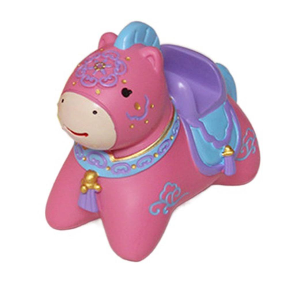 Festival Decorative Zodiac Horse Phone Stand Ornament 2026 Horse Year Figurines  Spring Festival розовый