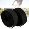 2PCS Bike Handlebar Tape Anti Slip Shock Absorption Wear Resistant Black Cycling Handle Wrap