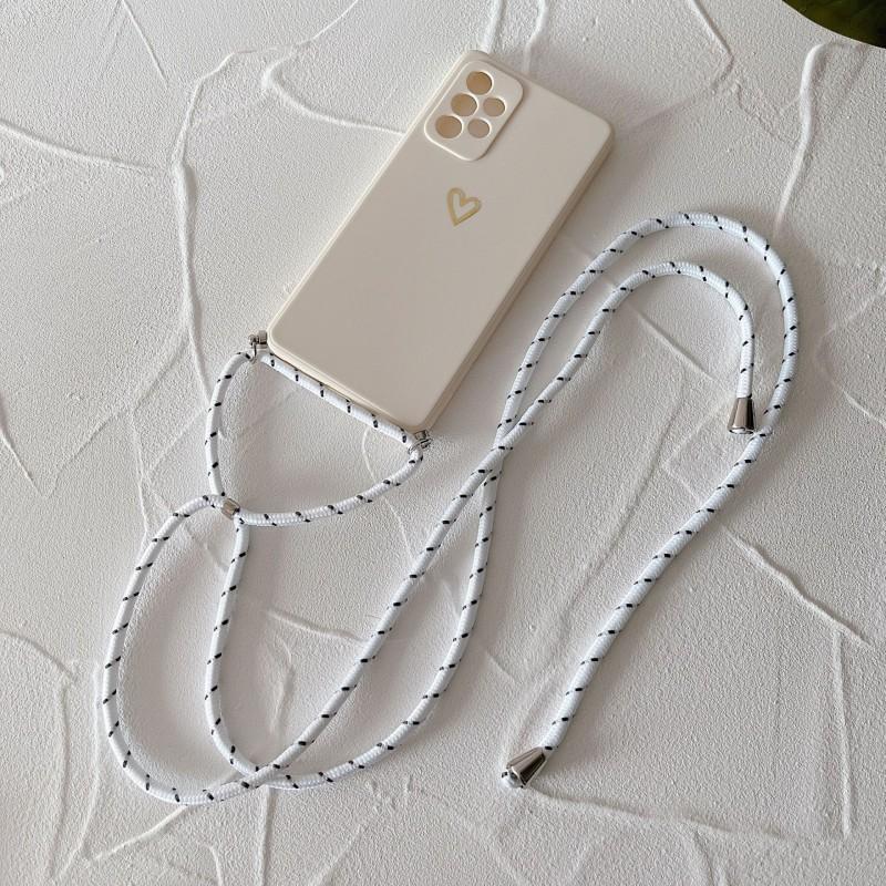 Lanyard Love Hülle Für Samsung Galaxy S26 Ultra S25 FE S21 S22 S23 S24 Plus Stoßfest Halsband Crossbody-Riemen Silikonhülle