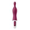 Satisfyer 1 Berry vibrator Portio Above the Deep inside the Pinpoint Soft tip head Flexible Medium orgasm Medium orgasm development Vibrator Electric