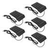 Wired Number Pad 18 Keys Ergonomic USB Plug and Play Quiet Typing Mini Numeric Keypad for PC Laptop