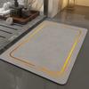 Minimalist Lines Art Bathroom Mat Geometric Doormats For Living Room Balcony Rug Home Ornament Toilet Super Absorbent Carpet