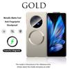 Ultra Thin Matte Metallic Paint Magnetic Case For VIVO X Fold 5 3Pro 2 Wireless Charge Anti-fingerprint Hard Protect Cover Funda