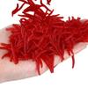 200pcs Artificial Worm Lure for Trout Rubber Fishing Lure Red Worm Earthworm Baits Fishing Tackle Accessory Soft Baits