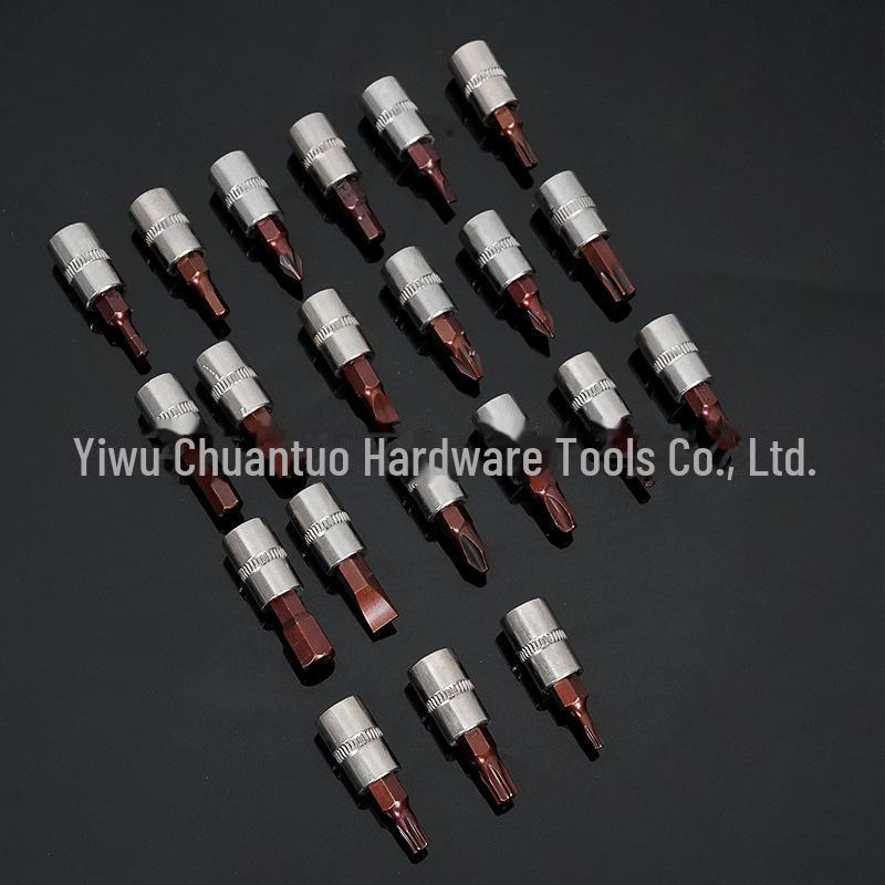 54-piece Green 72-Tooth Ratchet Wrench and S2 Socket Set for Home and Car Repair