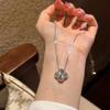 2025 Women's Four-Leaf Clover Necklace: Elegant Light Luxury Clavicle Chain Birthday Gift
