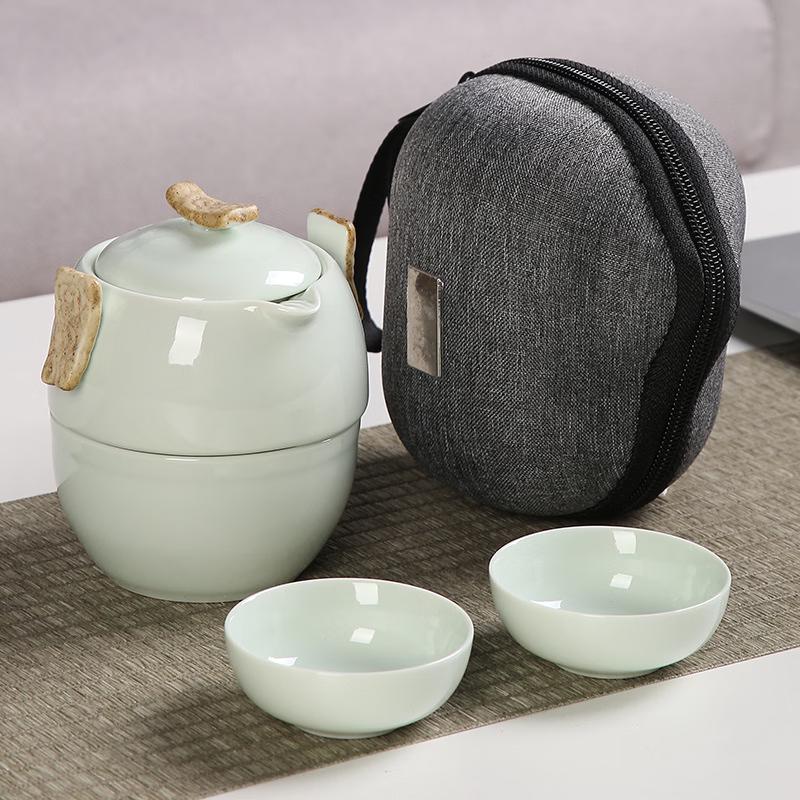 Portable Ceramic Travel Tea Set