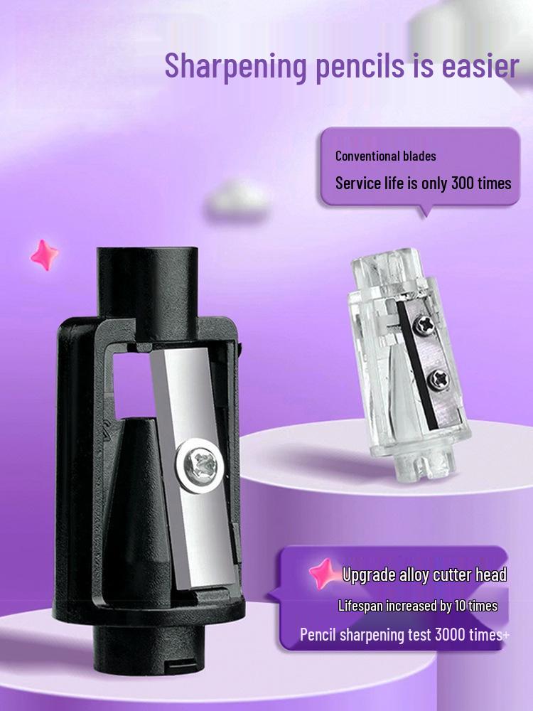 True Color Rechargeable Electric Pencil Sharpener for Students