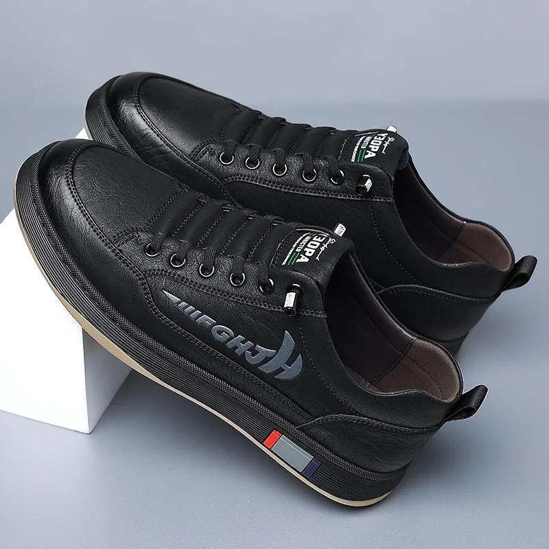 Pantofi Casual Noi pentru Bărbați Adidași Handmade Pantof de Alergare Outdoor pentru Bărbați Pantofi de Înaltă Calitate Tenis Masculino Pantofi din Piele Naturală Italiană