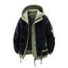 Pass On Thickened Fleece Cotton Clothes for Men's Winter New High-end Loose Cotton Clothes Trendy Hooded Cotton Clothes for Men