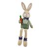 Desktop Rabbit Plush Toy Decoration with Long Legs for Stable Sitting Party Ornament Sustainable Polyester Fabric Safe