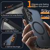 Protective Case - BOOLING - for Samsung Galaxy S24 - Shockproof - Matte Black - 2 Tempered Glasses