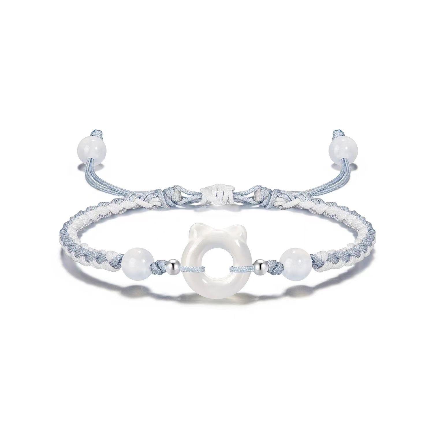 Темпераментный кошачий браслет женский нишевый тренд милый браслет для девушки супер фея модный милый подарок браслет с подвесками