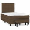3136584 vidaXL Divan Bed with Mattress Dark Brown 120x200 Cm