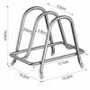 Stainless Steel Cutting Board Holder 3-Slot Chopping Board Organizer  Cutting Board Storage