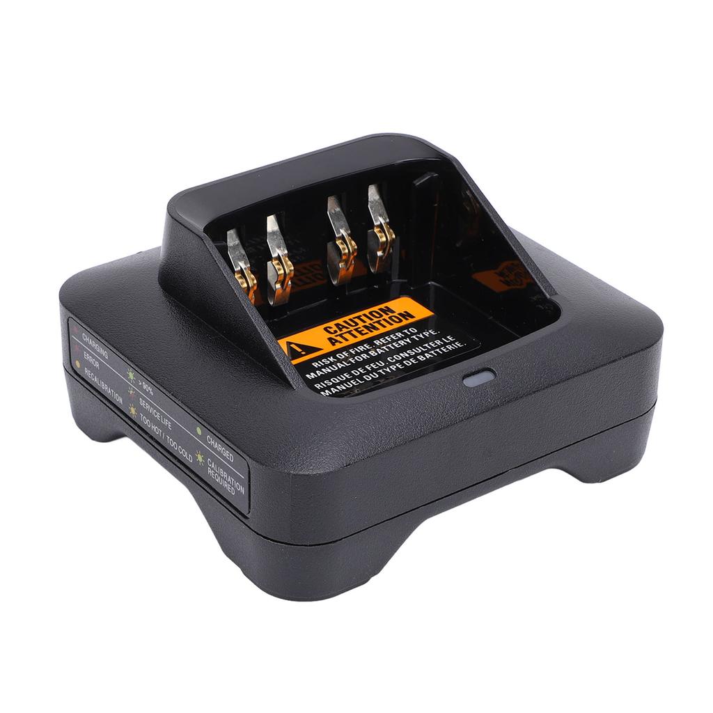 2 Sets Funkladegerät LED-Anzeige Überladeschutz Funk-Schnellladegerät für APX1000 APX3000