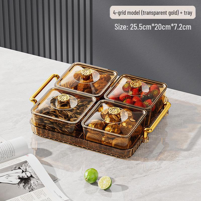 Nordic Light Luxury Fruit & Snack Platter for Living Room