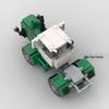 MOC Bricks Compatible Green Tractor Building Set - Creative Toy Blocks