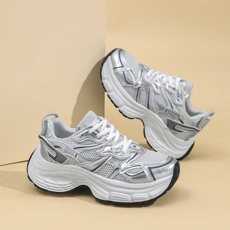 Fashion Thick Sole Height Up Boot Tennis For Women Gym Walking Loafers Shoes Woman Fitness Sneakers Sport Cuddly Ternis Fat Boty