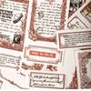 40 Pages Series Retro Story Notes European Retro Theme Notebook DIY Decorative Base Card Paper