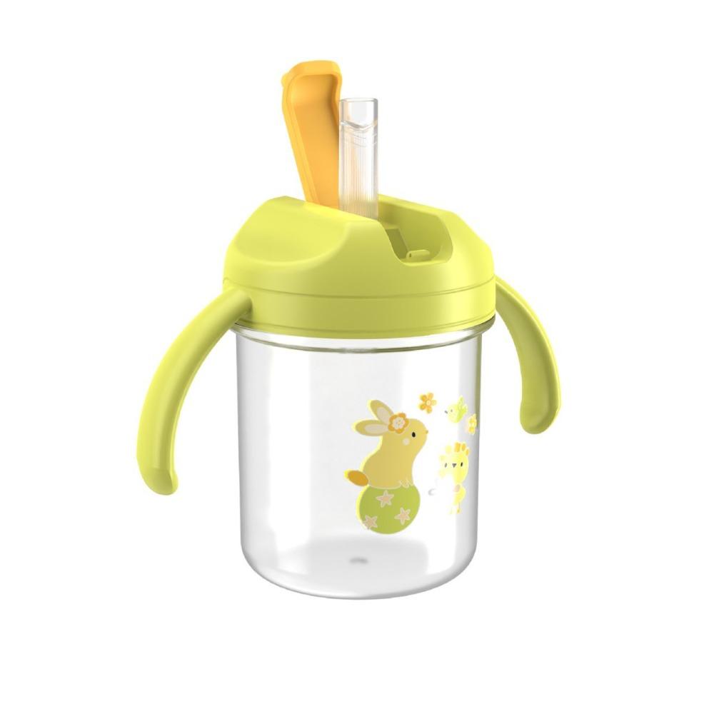 Spill-Proof Baby Cup 280ml Baby Sippy Cup New Babies Trainer Cup зелёный