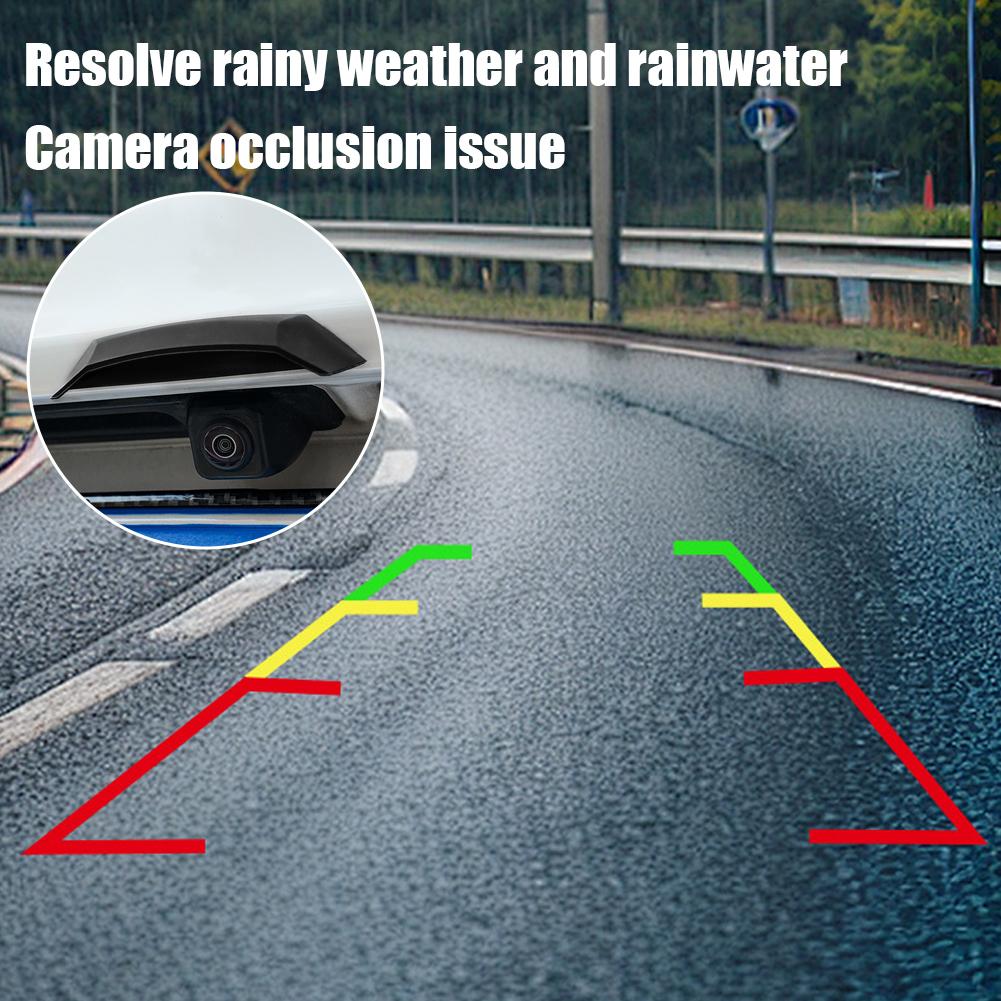 Universal Car Rear View Camera Anti-Rain Cover, Reversing Camera Protection Modification Accessory, Non-Destructive Installation