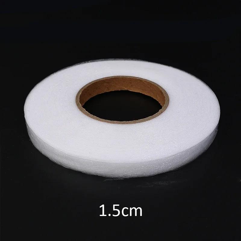 White Non-woven Interlining Adhesive Fabric Cloth Apparel Iron on Hem Tape Edge Shorten Pants Double-sided Tapes DIY Sewing Tool