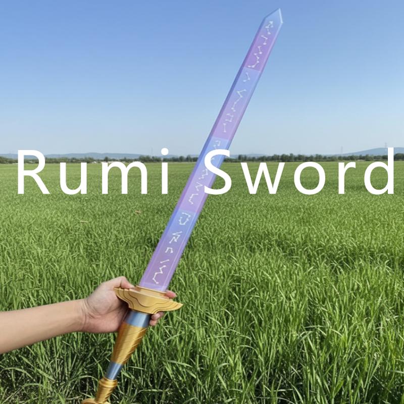 NEW 3D Printing KPop Rumi's Role Playing Devil Hunter Space KPOP Witch Hunter Team Surrounding Rumi Sword Cosplay Props