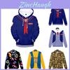 Moletom com capuz para cosplay de Robin, Steve e Eleven de Stranger Things da Scoops Ahoy para o Halloween.