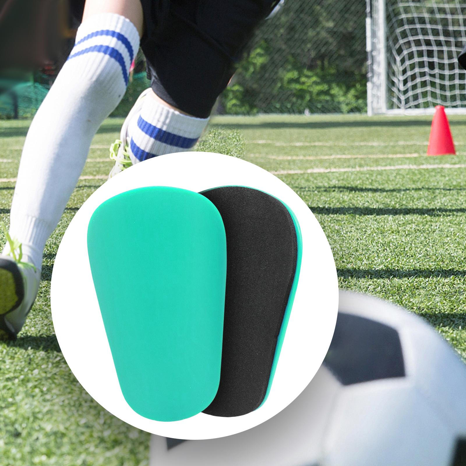 

2 шт. Футбольные щитки для голени, удобное футбольное оборудование, спортивное защитное снаряжение для ног для 9.5cmx6cm