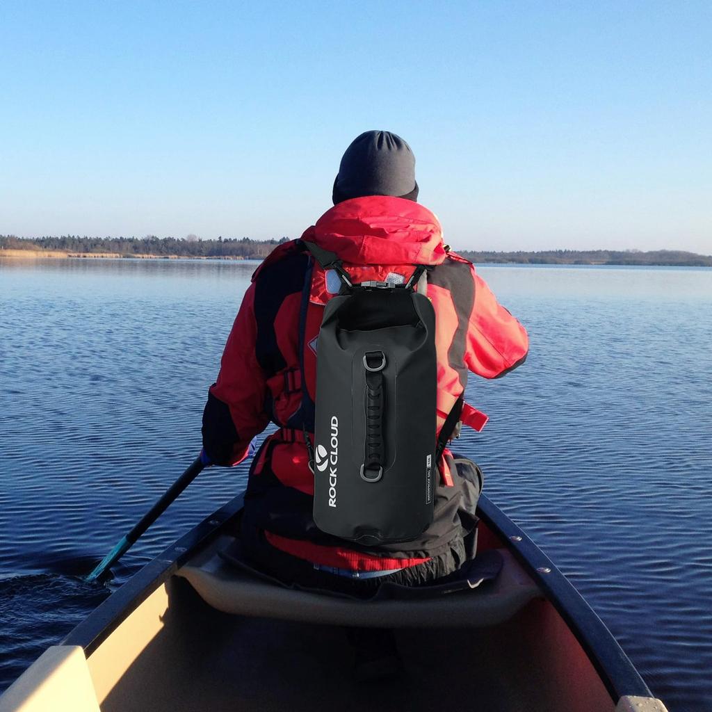 ROCK CLOUD Dry Waterproof Drum Waterproof For Outdoor Sea Mountain Travel Bag, Bag, Type, Pouch, Backpack, Foldable, Lightweight, 10L, Activities,