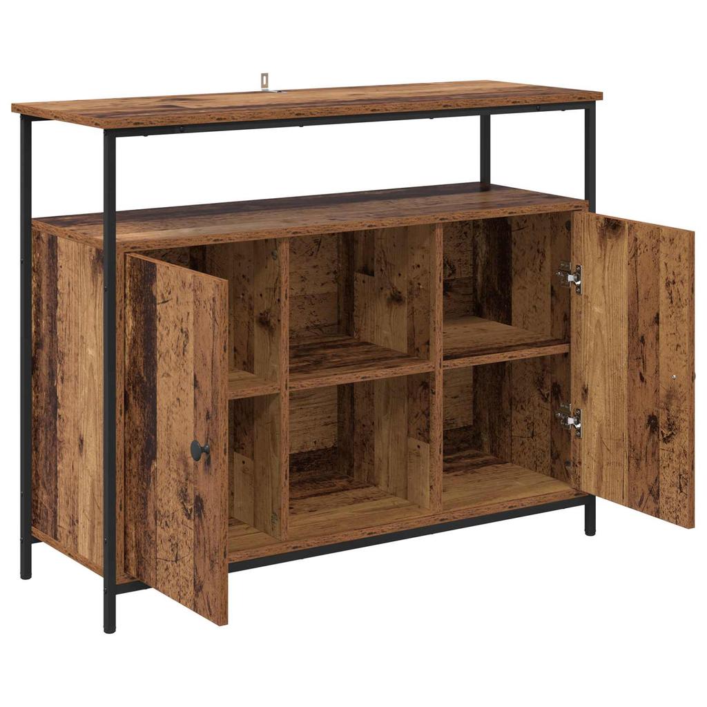 Sideboard Reclaimed Wood 100 x 35 x 80 cm Engineered Wood
