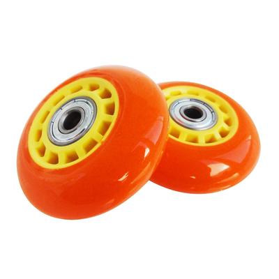 RANGS Lipstick Deluxe Mini Genuine Replacement 2-Piece Orange/Yellow Wheels, 68mm,