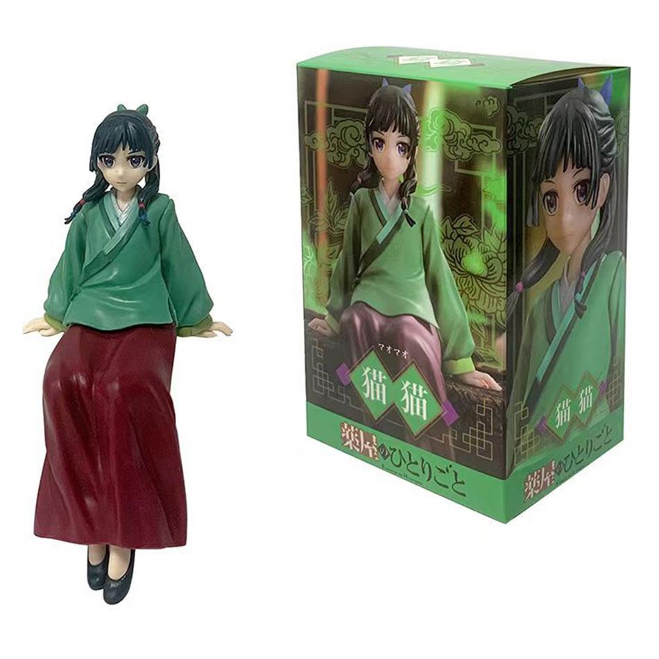13.5-17cm The Apothecary Diaries Sitting And Standing Style Mao Mao Action Figure Anime PVC Model Collectible Toys