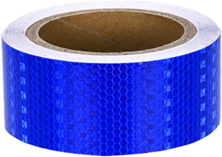 Reflective Tape, 9M x 5CM Warning Sticker High Intensity Reflector Tape Waterproof Safety Tape, 1 Pack Self-Adhesive Security Marking Tape 1 синий