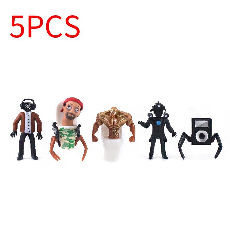 Jiachi Al735790819338 Toilet Man And Surveillance Man Toy Building Blocks Titan Sound Man Action Figure