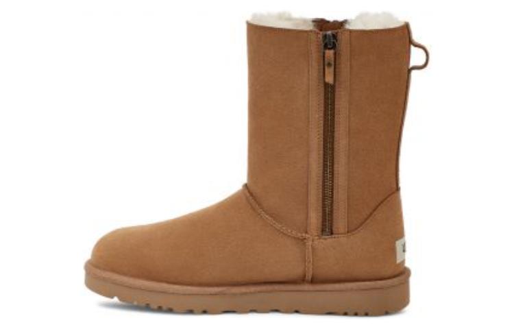 UGG Classic Short Zip 'Light Brown' Women's Sneakers