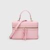 2025 Fashion Small Women Shoulder Bags Branded Style Crossbody Bag Two-way Zip Handbag Two-tone Boxy Cosmetic Bag Makeup Pouch