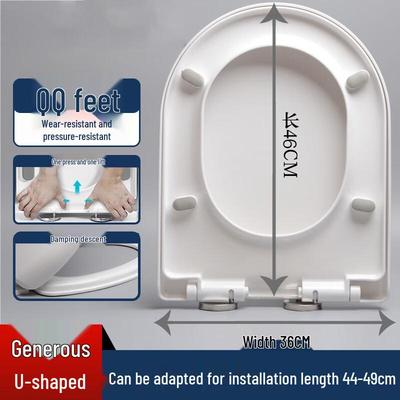 Homeglen Universal Thickened U-Shaped Toilet Seat Cover