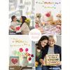 5pcs Mother's Day decorations Happy father Balloon Stickers Gold Black DIY ballons stickers Mother Birthday Party Decoration